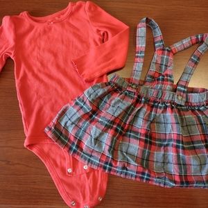 Toddler holiday Christmas outfit